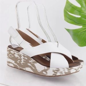Clarks Stasha Hale Strappy Wedge Sandal Slingback Womens Size 10